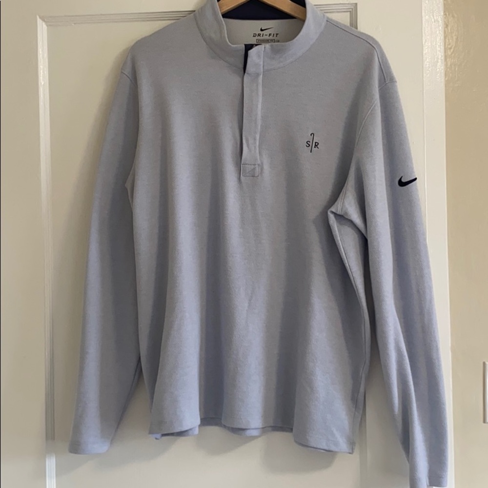 Nike dri-fit mock neck quarter zip
